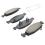 MPA 1003-0790M Quality-Built Black Series Semi-Metallic Brake Pads w/ Hardware