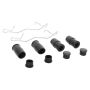 MPA 1003-0791C Quality-Built Black Series Ceramic Brake Pads w/ Hardware