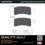 MPA 1003-0791M Quality-Built Black Series Semi-Metallic Brake Pads w/ Hardware