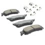 MPA 1003-0792C Quality-Built Black Series Ceramic Brake Pads w/ Hardware