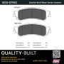 MPA 1003-0792C Quality-Built Black Series Ceramic Brake Pads w/ Hardware