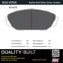 MPA 1003-0793C Quality-Built Black Series Ceramic Brake Pads w/ Hardware