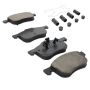 MPA 1003-0794M Quality-Built Black Series Semi-Metallic Brake Pads w/ Hardware