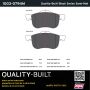 MPA 1003-0794M Quality-Built Black Series Semi-Metallic Brake Pads w/ Hardware