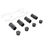 MPA 1003-0794M Quality-Built Black Series Semi-Metallic Brake Pads w/ Hardware