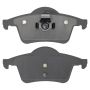 MPA 1003-0795M Quality-Built Black Series Semi-Metallic Brake Pads w/ Hardware