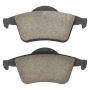 MPA 1003-0795M Quality-Built Black Series Semi-Metallic Brake Pads w/ Hardware