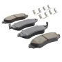 MPA 1003-0797C Quality-Built Black Series Ceramic Brake Pads w/ Hardware
