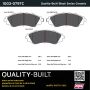 MPA 1003-0797C Quality-Built Black Series Ceramic Brake Pads w/ Hardware