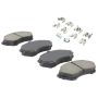 MPA 1003-0798C Quality-Built Black Series Ceramic Brake Pads w/ Hardware