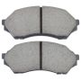 MPA 1003-0798M Quality-Built Black Series Semi-Metallic Brake Pads w/ Hardware