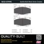 MPA 1003-0799C Quality-Built Black Series Ceramic Brake Pads w/ Hardware