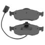 MPA 1003-0801M Quality-Built Black Series Semi-Metallic Brake Pads w/ Hardware