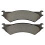 MPA 1003-0802M Quality-Built Black Series Semi-Metallic Brake Pads w/ Hardware