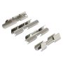 MPA 1003-0802M Quality-Built Black Series Semi-Metallic Brake Pads w/ Hardware