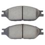 MPA 1003-0803C Quality-Built Black Series Ceramic Brake Pads w/ Hardware