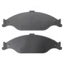 MPA 1003-0804C Quality-Built Black Series Ceramic Brake Pads w/ Hardware