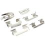 MPA 1003-0804M Quality-Built Black Series Semi-Metallic Brake Pads w/ Hardware
