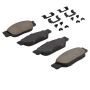 MPA 1003-0805M Quality-Built Black Series Semi-Metallic Brake Pads w/ Hardware