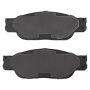 MPA 1003-0805M Quality-Built Black Series Semi-Metallic Brake Pads w/ Hardware