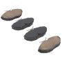 MPA 1003-0806M Quality-Built Black Series Semi-Metallic Brake Pads