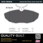 MPA 1003-0806M Quality-Built Black Series Semi-Metallic Brake Pads
