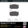 MPA 1003-0812M Quality-Built Black Series Semi-Metallic Brake Pads w/ Hardware