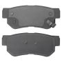 MPA 1003-0813C Quality-Built Black Series Ceramic Brake Pads w/ Hardware