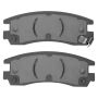 MPA 1003-0814C Quality-Built Black Series Ceramic Brake Pads w/ Hardware