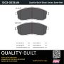 MPA 1003-0815AM Quality-Built Black Series Semi-Metallic Brake Pads