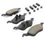 MPA 1003-0816C Quality-Built Black Series Ceramic Brake Pads w/ Hardware