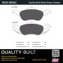 MPA 1003-0816C Quality-Built Black Series Ceramic Brake Pads w/ Hardware