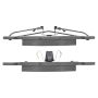 MPA 1003-0816C Quality-Built Black Series Ceramic Brake Pads w/ Hardware