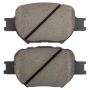 MPA 1003-0817C Quality-Built Black Series Ceramic Brake Pads w/ Hardware