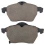MPA 1003-0819C Quality-Built Black Series Ceramic Brake Pads w/ Hardware