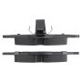 MPA 1003-0819C Quality-Built Black Series Ceramic Brake Pads w/ Hardware