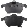 MPA 1003-0819M Quality-Built Black Series Semi-Metallic Brake Pads w/ Hardware