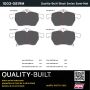MPA 1003-0819M Quality-Built Black Series Semi-Metallic Brake Pads w/ Hardware