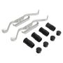 MPA 1003-0820M Quality-Built Black Series Semi-Metallic Brake Pads w/ Hardware