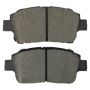 MPA 1003-0822C Quality-Built Black Series Ceramic Brake Pads w/ Hardware