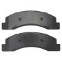 MPA 1003-0824C Quality-Built Black Series Ceramic Brake Pads w/ Hardware