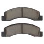 MPA 1003-0824C Quality-Built Black Series Ceramic Brake Pads w/ Hardware