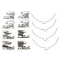 MPA 1003-0824C Quality-Built Black Series Ceramic Brake Pads w/ Hardware