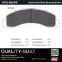 MPA 1003-0824M Quality-Built Black Series Semi-Metallic Brake Pads w/ Hardware