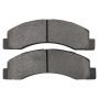MPA 1003-0824M Quality-Built Black Series Semi-Metallic Brake Pads w/ Hardware