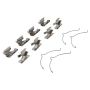 MPA 1003-0824M Quality-Built Black Series Semi-Metallic Brake Pads w/ Hardware