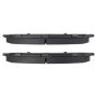 MPA 1003-0824M Quality-Built Black Series Semi-Metallic Brake Pads w/ Hardware