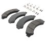 MPA 1003-0825M Quality-Built Black Series Semi-Metallic Brake Pads w/ Hardware