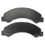 MPA 1003-0825M Quality-Built Black Series Semi-Metallic Brake Pads w/ Hardware