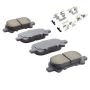 MPA 1003-0828AC Quality-Built Black Series Ceramic Brake Pads w/ Hardware